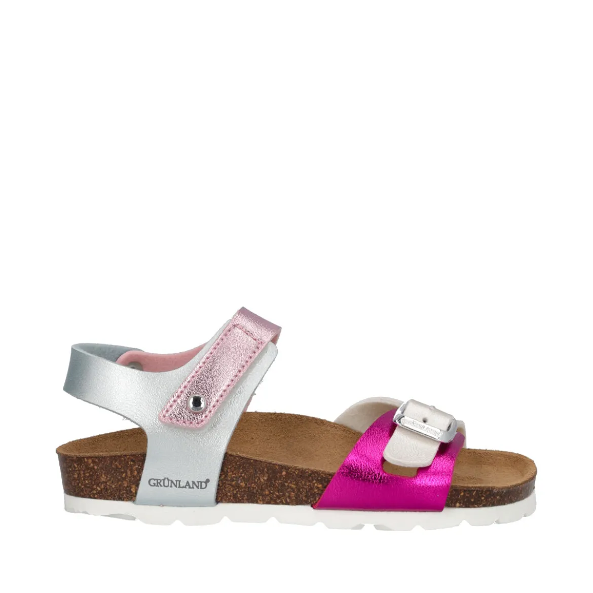 LUCE Sandali Bambina Fuxia e Argento