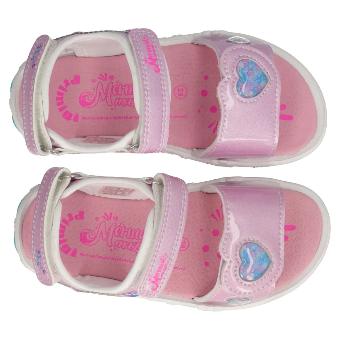 MERMAID BABY AIR LIGHT Sandali Bambina Rosa con Luci