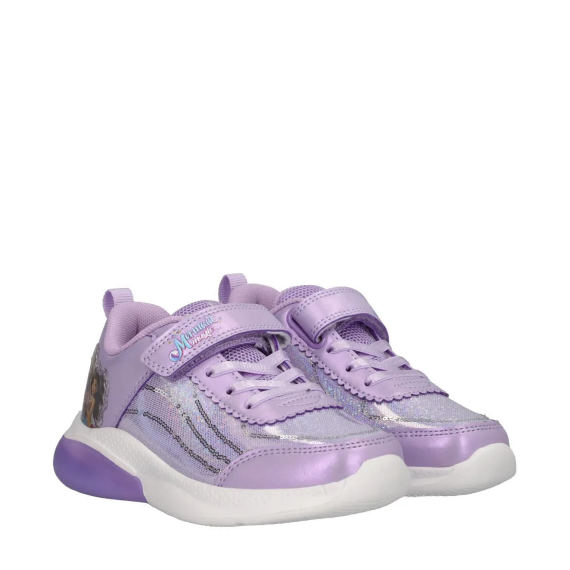 MERMAID B&G LIGHTS Sneakers Bambina Lilla