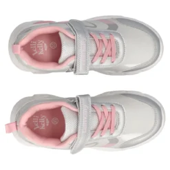 MICHELA Sneakers Bambina Argento e Rosa