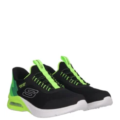 MICROSPEC MAX Sneakers Bambino Nere e Verdi