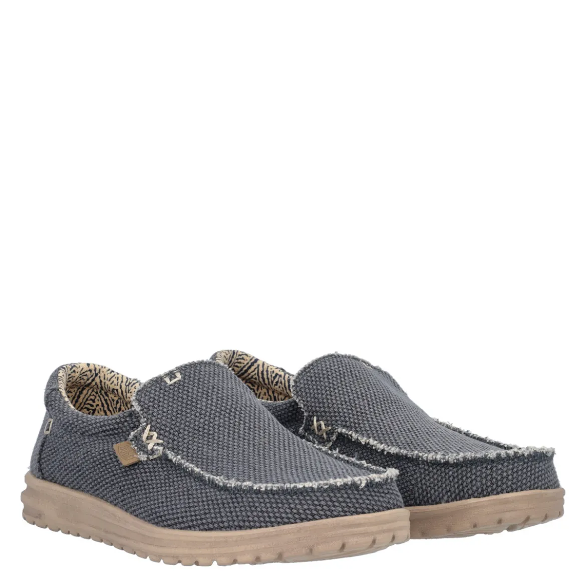 MIKKA BRAIDED Mocassini Slip-on Uomo Blu