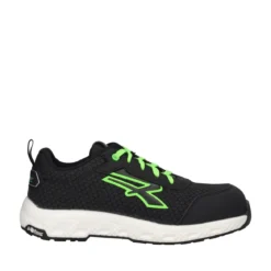 MITCH ESD S3 Antinfortunistiche Uomo Nere e Verde Fluo