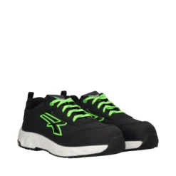 MITCH ESD S3 Antinfortunistiche Uomo Nere e Verde Fluo