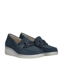 Mocassini Comfort Donna Blu