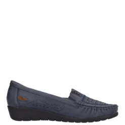 Mocassini comfort Donna Blu