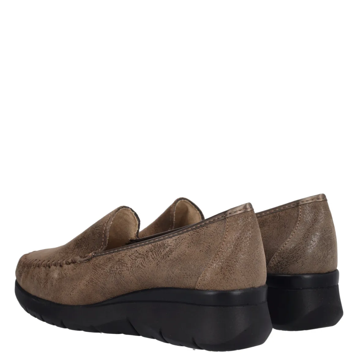 Mocassini Comfort Donna Taupe