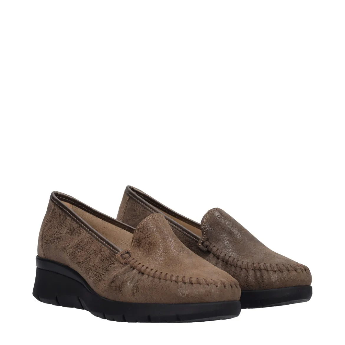 Mocassini Comfort Donna Taupe