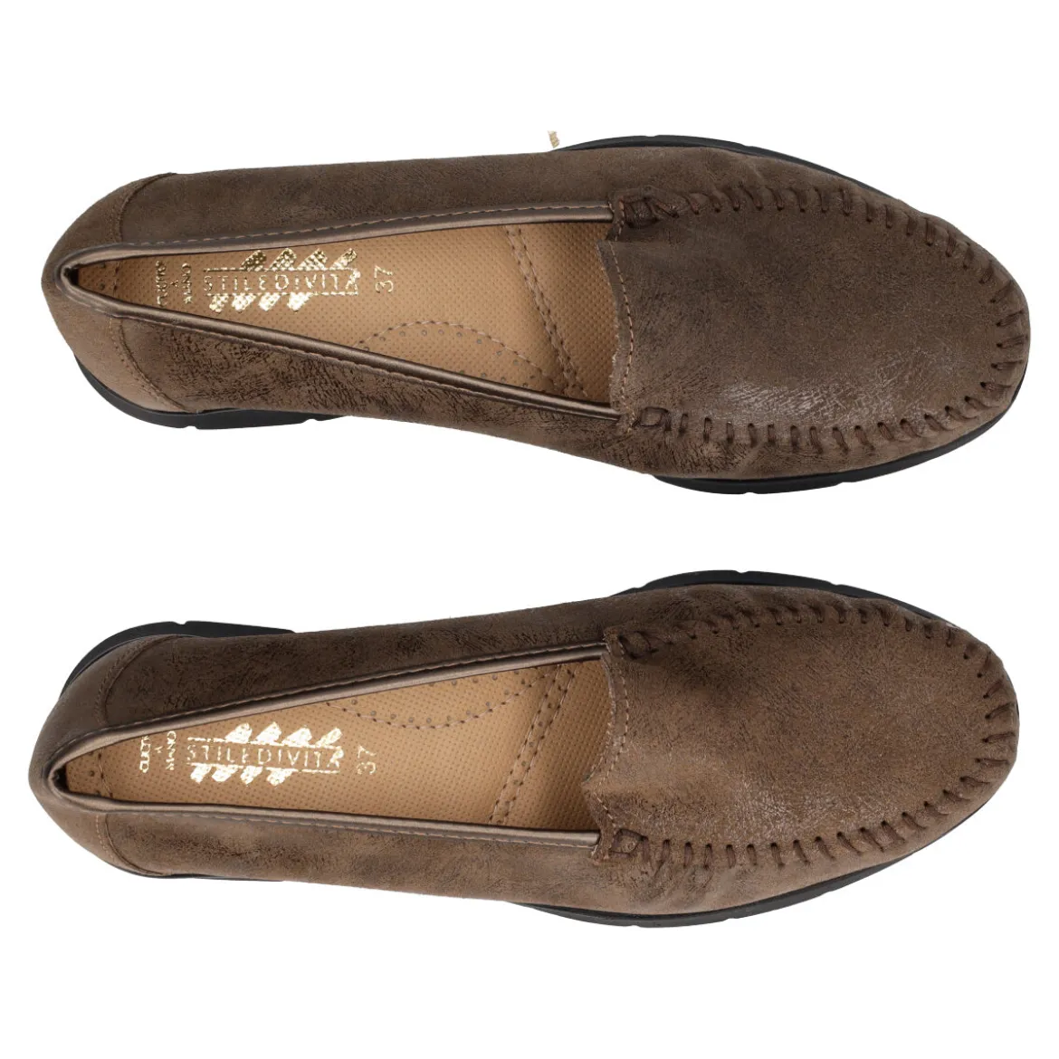 Mocassini Comfort Donna Taupe