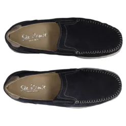 Mocassini Comfort Uomo Blu in Pelle