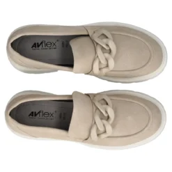 Mocassini Donna Beige
