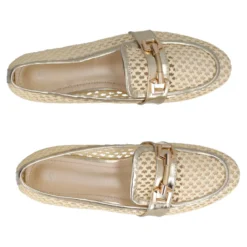 Mocassini Donna Beige