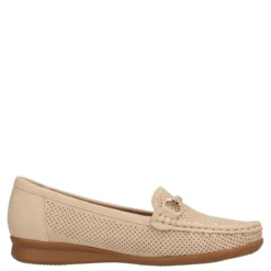 Mocassini Donna Beige