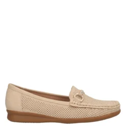 Mocassini Donna Beige