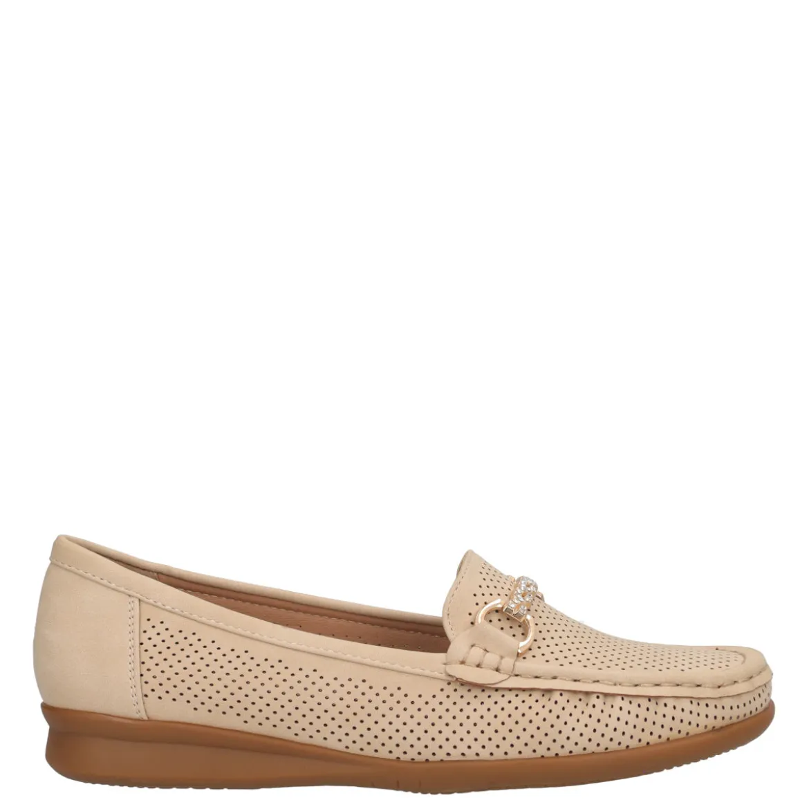 Mocassini Donna Beige