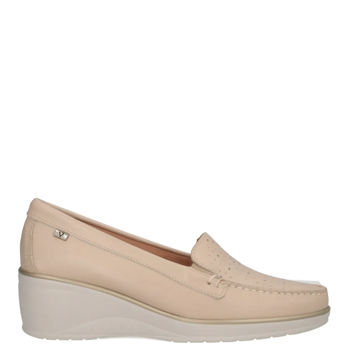 Mocassini Donna Beige