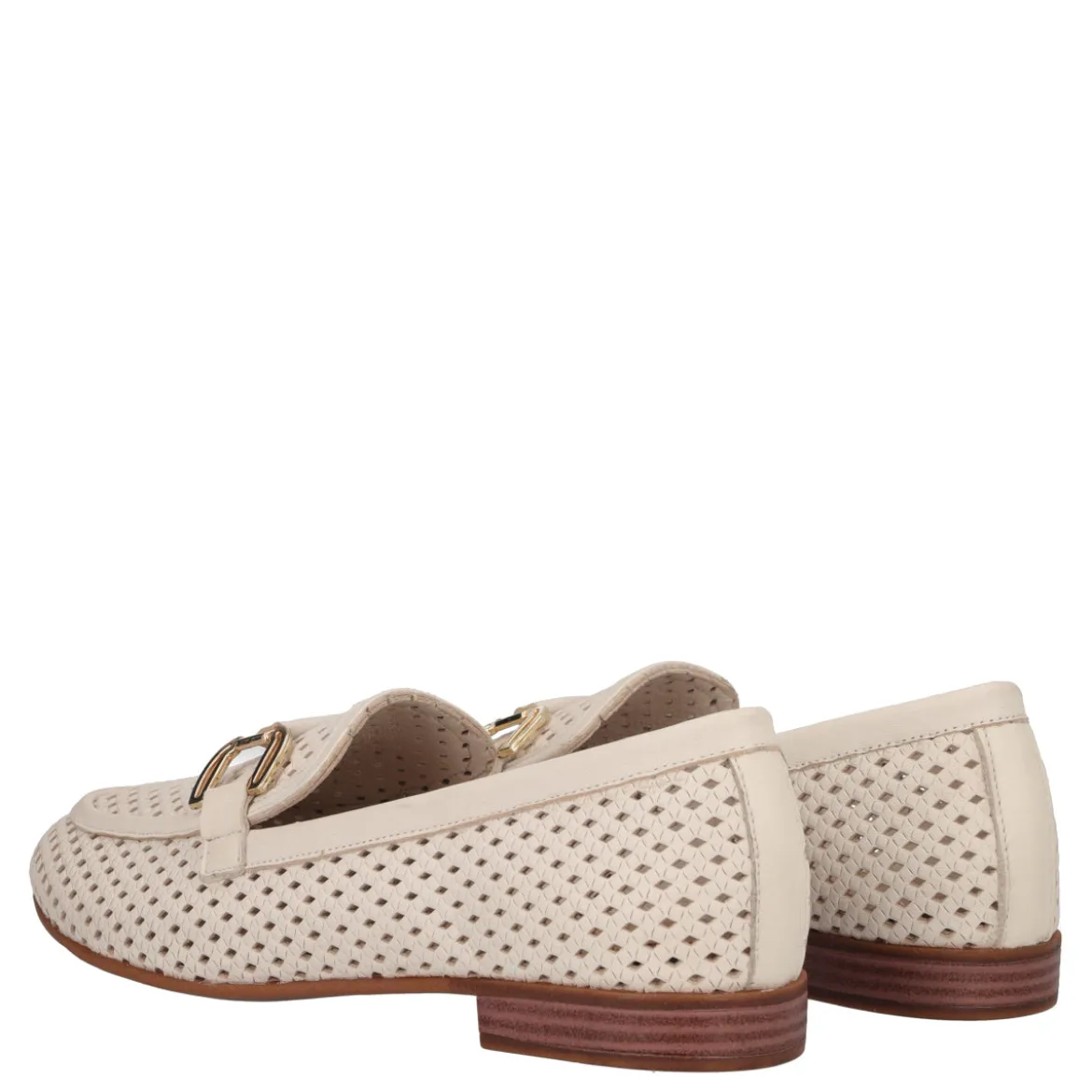 Mocassini Donna Beige