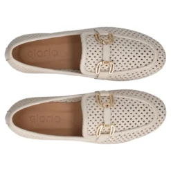 Mocassini Donna Beige
