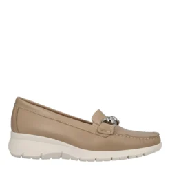 Mocassini Donna Beige