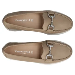 Mocassini Donna Beige