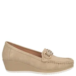 Mocassini Donna Beige