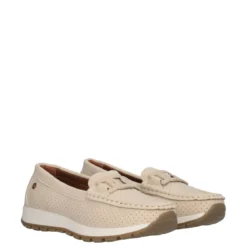 Mocassini Donna Beige
