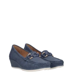 Mocassini Donna Blu