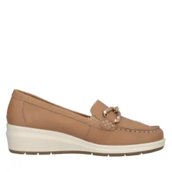 Mocassini Donna Camel