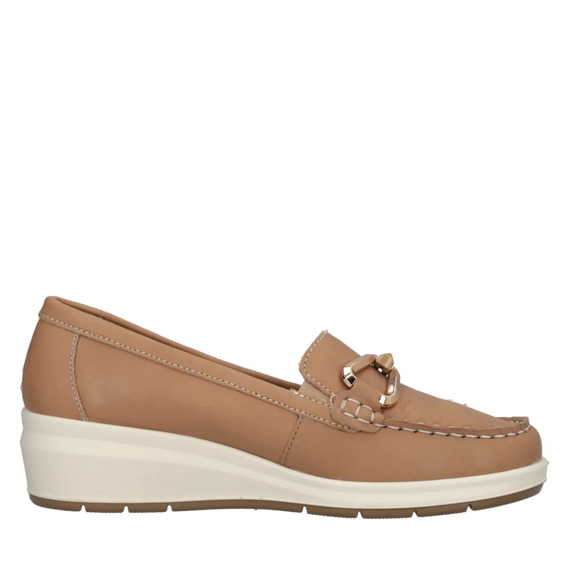 Mocassini Donna Camel