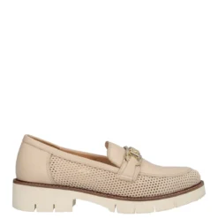 Mocassini Donna Crema