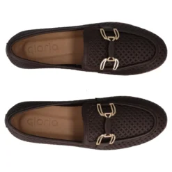 Mocassini Donna Marroni in Pelle