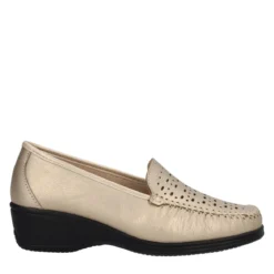 Mocassini Donna Oro