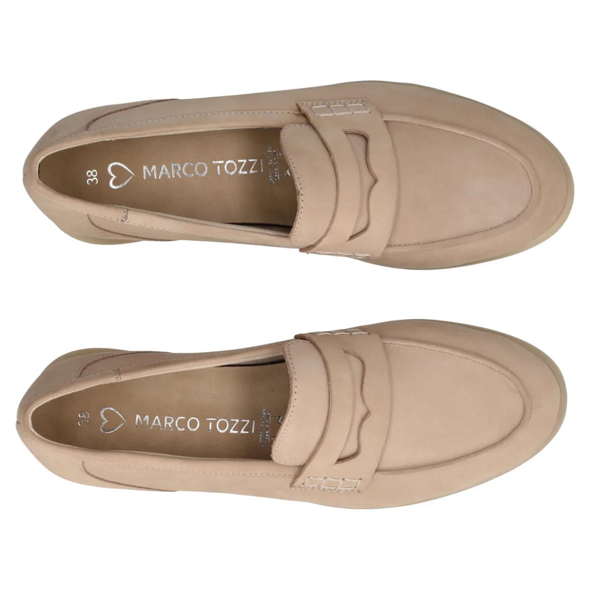 Mocassini Donna Taupe Nubuck