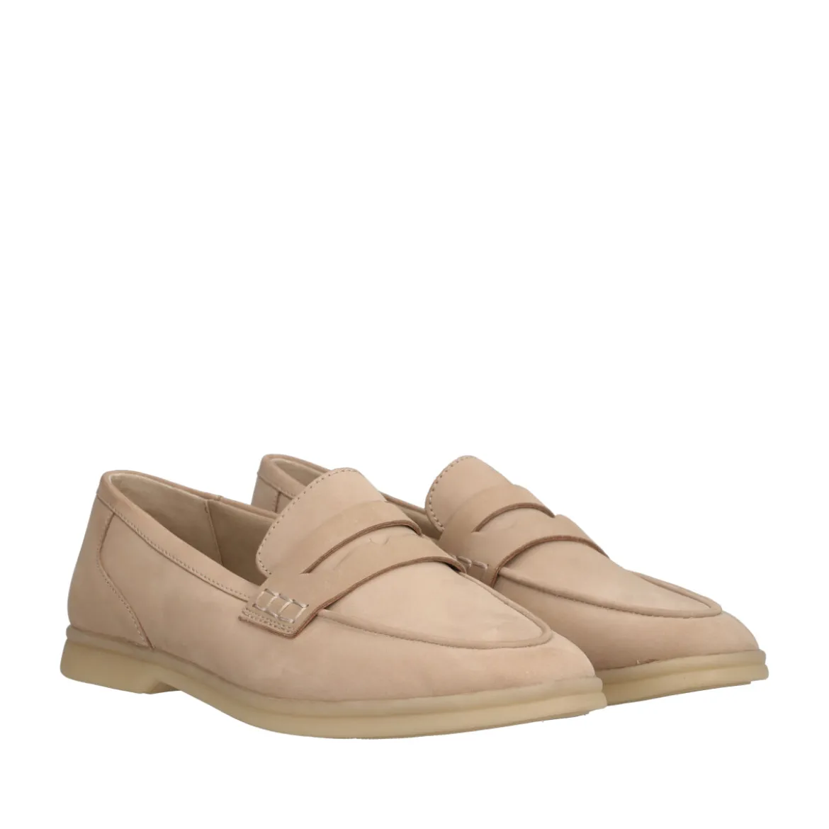 Mocassini Donna Taupe Nubuck