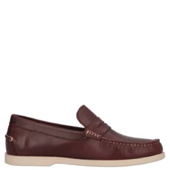 Mocassini Uomo Burgundy in Pelle