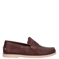 Mocassini Uomo Burgundy in Pelle
