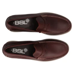 Mocassini Uomo Burgundy in Pelle