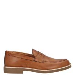 Mocassini Uomo Color Cuoio in Pelle