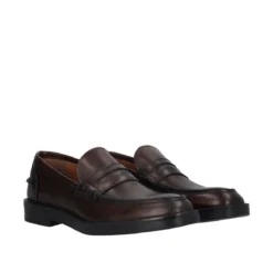 Mocassini Uomo Marroni in Pelle
