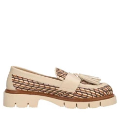 Mocassino Donna Beige