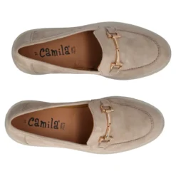 Mocassino Donna Beige