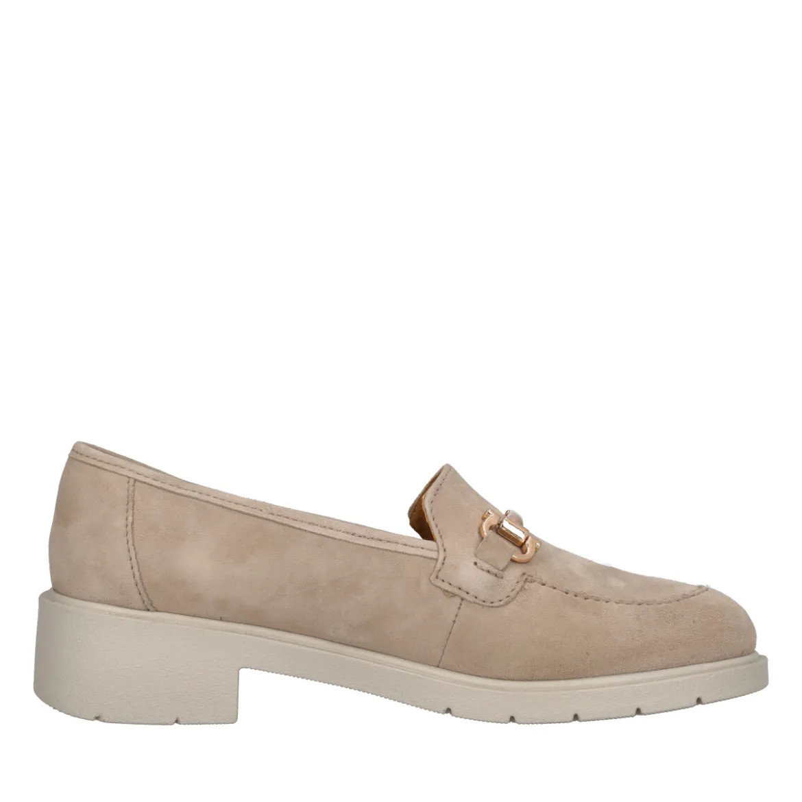 Mocassino Donna Beige