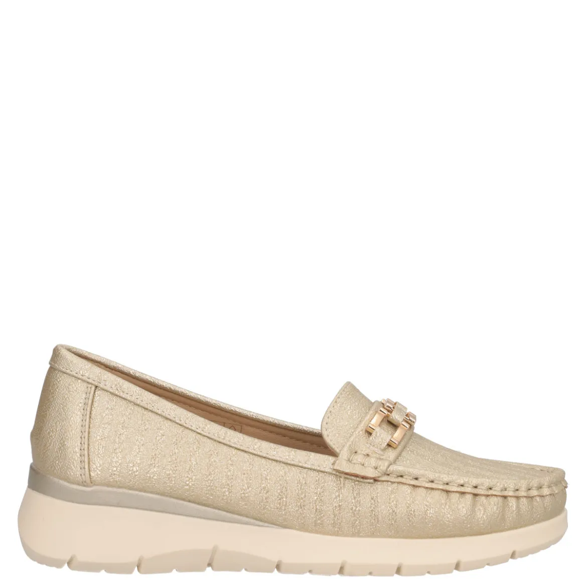 Mocassino Donna Oro