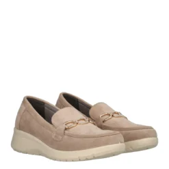 Mocassino Donna Taupe