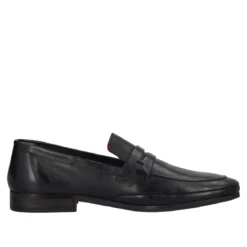 Mocassino Uomo Neri in Pelle