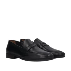 Mocassino Uomo Neri in Pelle