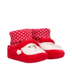OLABIX Pantofole Bambini Rosse Babbo Natale