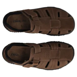 PACIFIC Sandali Uomo Marrone in Pelle