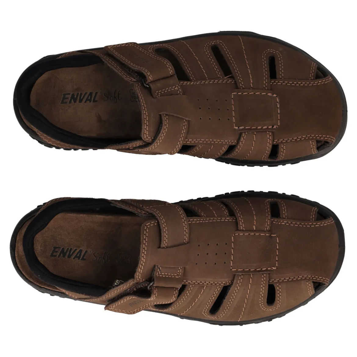 PACIFIC Sandali Uomo Marrone in Pelle