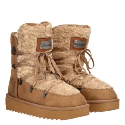 PACK BOOTS NORDIC FUR Polacchinii Donna Sabbia